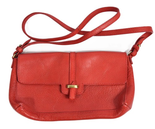 Zara basics red - red, leather