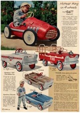 Vintage Sears Peddle Car Toy