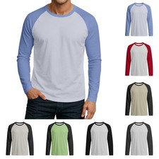 Mens Raglan Long Sleeve T