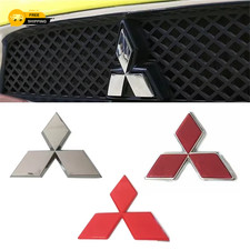 ABS Car Front Rear Badge Grille Emblem for Ralliart Lancer ASX Colt Pajero