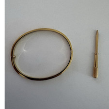 18ct Yellow Gold Effect Bangle