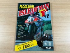 Isle of Man TT Road Racing 1992 Souvenir Programme with Full Race Guide
