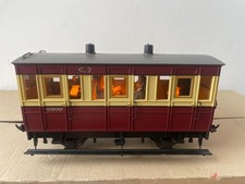 Accucraft Isle of Man 4 wheel Coach  1:20.3 LIGHT FITTED NOT TESTED G SCAL  M1. 