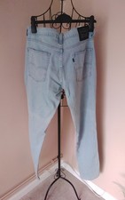 Levi Strauss & Co. Men's Blue 501 Straight Jeans Size 34 x34