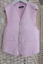 Boys Waistcoat Age 7 Vivaki Millionaire Pink