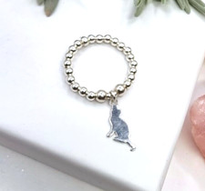 Sterling silver  beaded