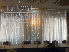 Starlight backdrop hire