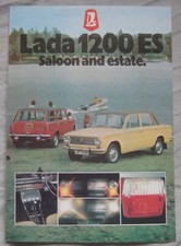 Lada 1200ES Saloon & Estate Sales Sheet Brochure