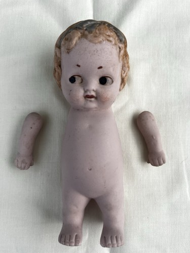 Antique bisque baby - bisque, doll