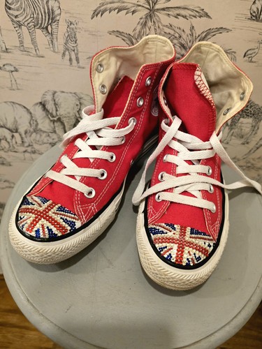 Converse all star red high - star,