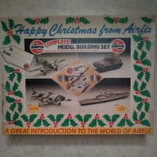 VINTAGE 1980'S  AIRFIX CHRISTMAS MODEL GIFT SET,RARE IN ORIGINAL BOX