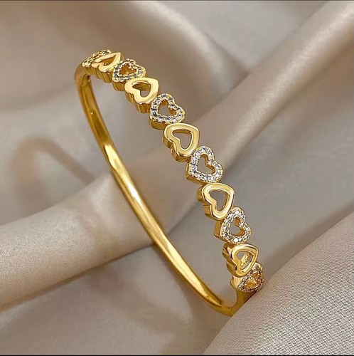 Women elegant heart 18k - ,