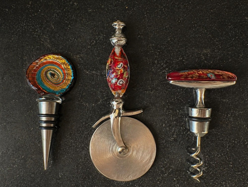 Murano set glass - -,
