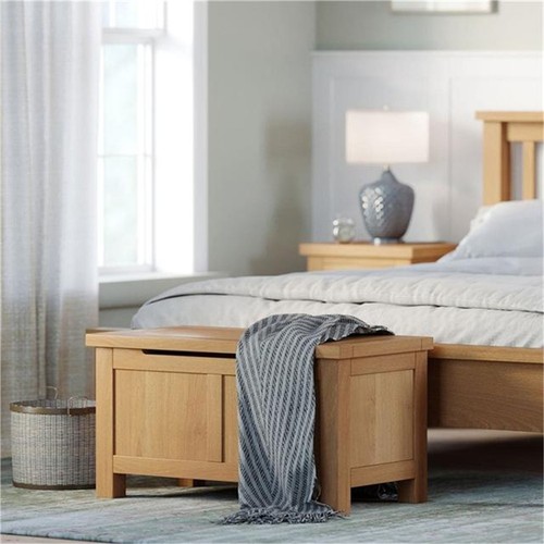 Oak blanket box - oak,
