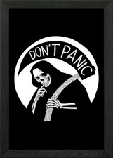 Dont Panic Framed Wall Art