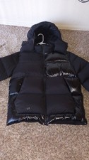 Moncler Black Hooded Long Full