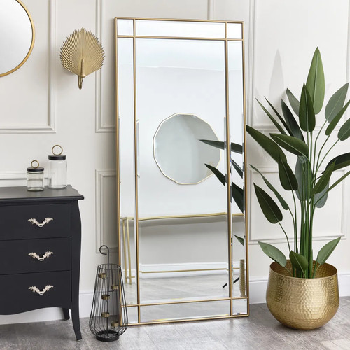 Large gold framed art - gold,