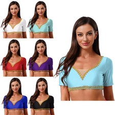 Women T-shirt Yoga Crop Top