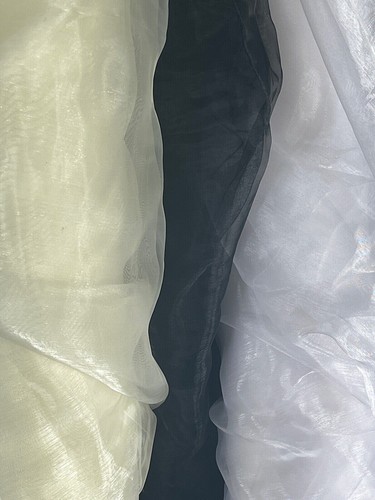 Sheer organza voile - organza, fabric