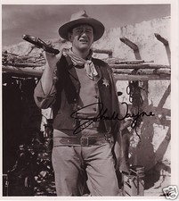 JOHN WAYNE AUTOGRAPH SIGNED PP