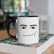 Roblox man face mug video - face,