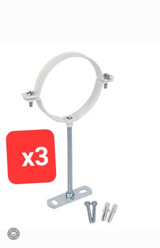 Glow worm flue fixing - 3x,