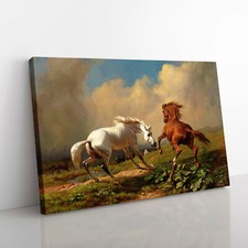 Two Horses By George Stubbs