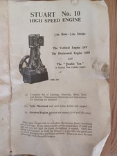 Stuart 10 model steam engine live steam shed find barn find stationary engine