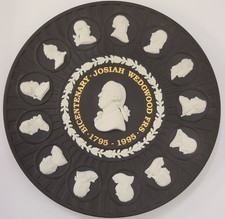 Wedgwood Jasperware - Basalt Commemorative Plate - Josiah Wedgwood Bicentenary