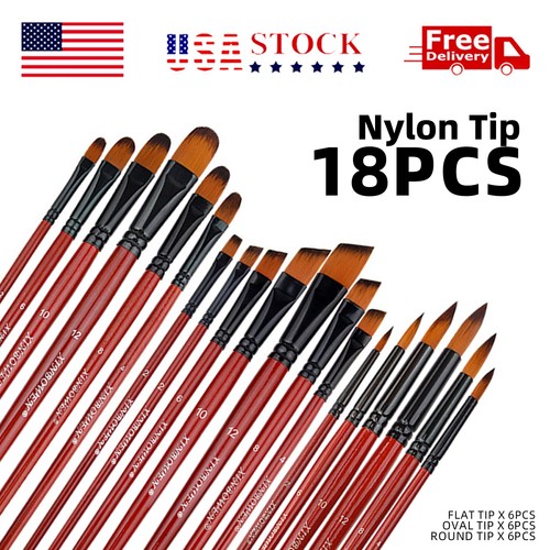 18pcs paint brushes - set, art