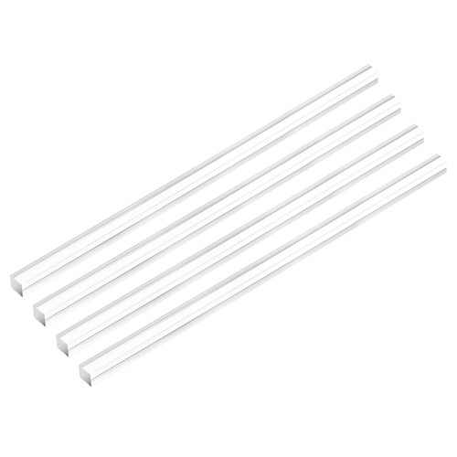 Pcs clear acrylic square - clear,