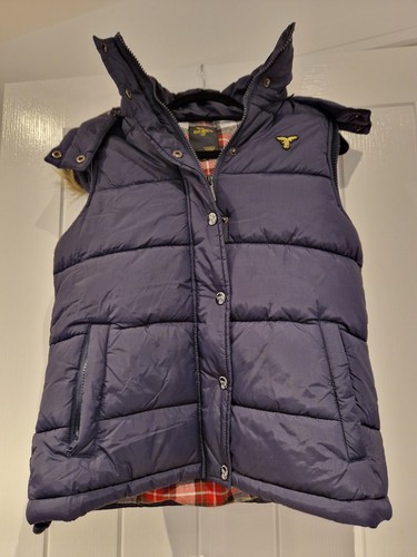 Ladies navy gilet - ladies,