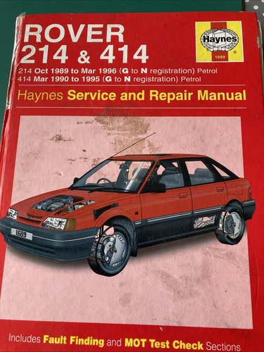 Rover 214 414 haynes - 414, owners