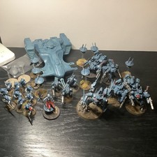 Tau Army Job Lot Warhammer 40k Bundle Painted Crisis Suits, Coldstar + More