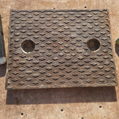Cast iron manhole - cast, cover