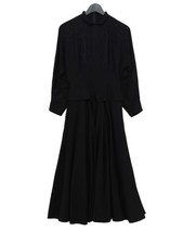 Coterie Maxi Dress S in Black