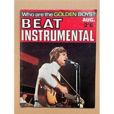 KINKS BEAT INSTRUMENTAL MAGAZINE AUG 1966 WITH RAY DAVIES COVER BUT NO KINKS FEA
