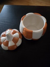 Pumpkin Pot with Lid Ceramic