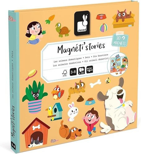 Janod magneti stories book - magneti',