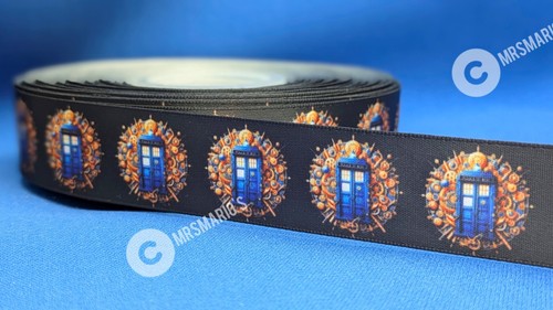 Tardis police box style satin