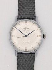 1960s Enicar Ultrasonic 25-jewel Silver 34 mm Manual Watch. Cal. 1010. Accurate.