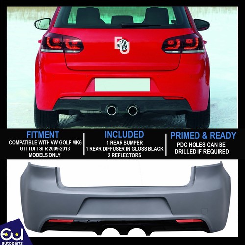 For golf mk6 rear bumper - golf,