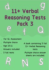 Eleven Plus (11+) Verbal