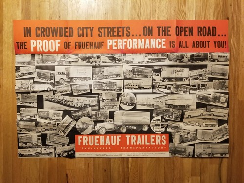 Vintage fruehauf advertising - fruehauf,