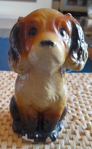 Vintage chalkware funfair dog - funfair,