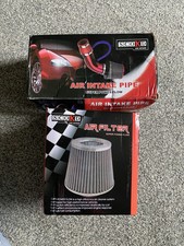 Car Cold Air Intake Filter Induction Pipe Kit Hose System Universal 3'' 76mm Uk