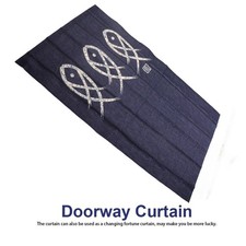 ↑Fish Printed Doorway Room