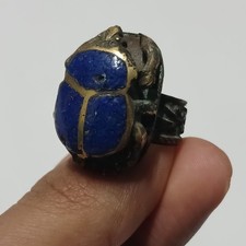 Ancient Egyptian Brass Scarab