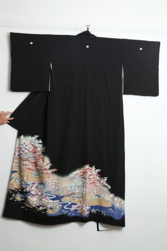 Vintage japanese kimono silk - japanese,