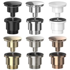 Universal Basin Sink Waste Copper Brass Nickel Chrome Slotted Unslotted